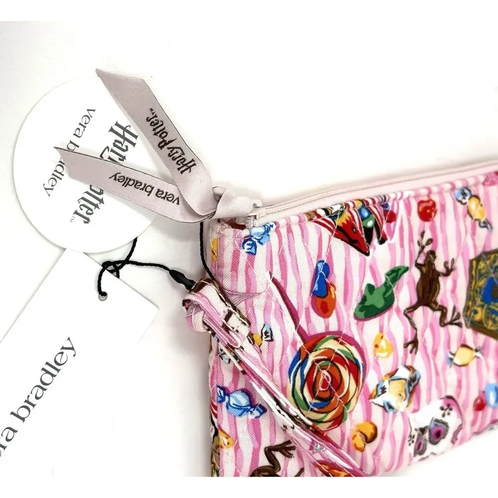 Vera Bradley Harry Potter Honeydukes Wristet Pouch Card Coin Wallet Strap EXACT